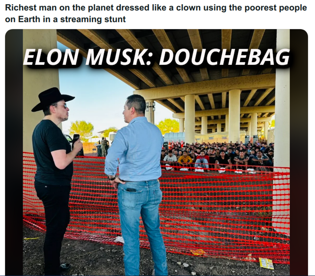 ELON THE DOUCHE
Keywords: Big tech mobsters,Dark money payola, Rare Earth Mines, New America Foundation Corruption, Obama, Obama Campaign Finance, Obama FEC violations, Palo Alto Mafia, Paypal Mafia, Pelosi Corruption, Political bribes, Political Insider,  Eric Schmidt Sex Penthou
