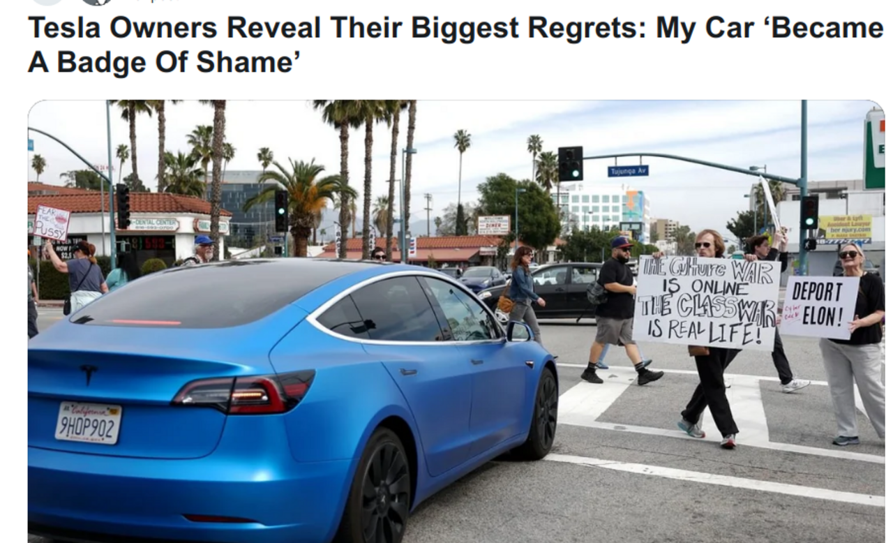 EVERYBODY HATES TESLA CARS 8743
Keywords: Big tech mobsters,Dark money payola, Rare Earth Mines, New America Foundation Corruption, Obama, Obama Campaign Finance, Obama FEC violations, Palo Alto Mafia, Paypal Mafia, Pelosi Corruption, Political bribes, Political Insider,  Eric Schmidt Sex Penthou