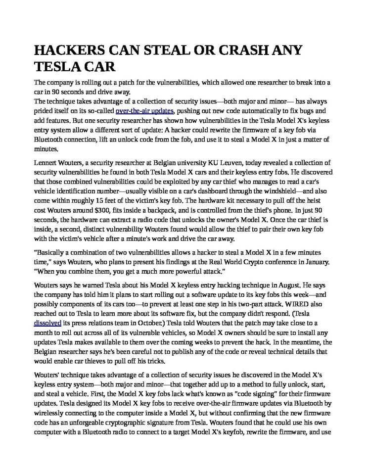 HACKERSCANSTEALORCRASHANYTESLACARpdf
Keywords: Big tech mobsters,Dark money payola, Rare Earth Mines, New America Foundation Corruption, Obama, Obama Campaign Finance, Obama FEC violations, Palo Alto Mafia, Paypal Mafia, Pelosi Corruption, Political bribes, Political Insider,  Eric Schmidt Sex Penthou