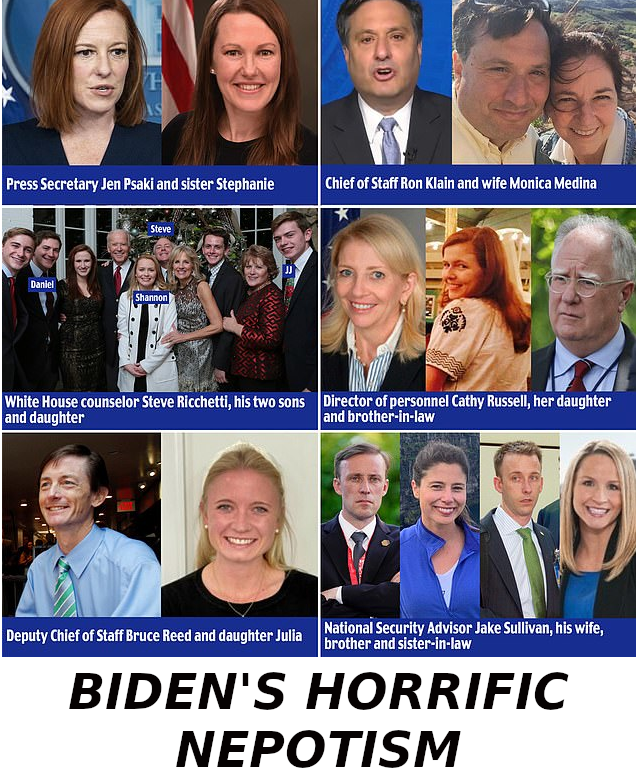BIDENS NEPOTISM
Keywords: Big tech mobsters,Dark money payola, Rare Earth Mines, New America Foundation Corruption, Obama, Obama Campaign Finance, Obama FEC violations, Palo Alto Mafia, Paypal Mafia, Pelosi Corruption, Political bribes, Political Insider,  Eric Schmidt Sex Penthou